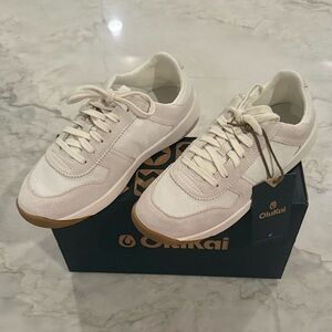 OluKai Women's “Kaulele Mesh”Taupe/White Sneakers